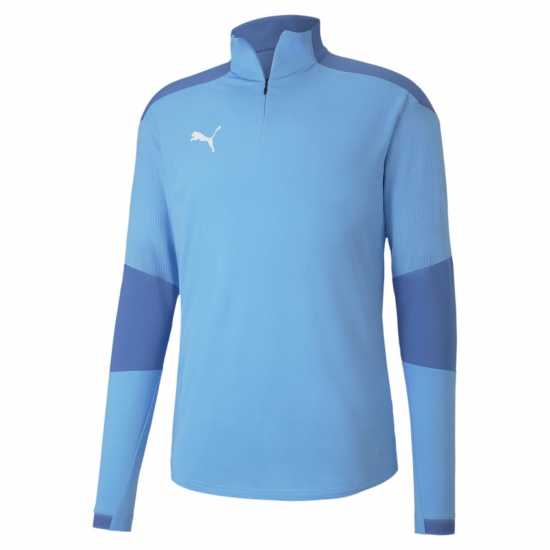 Puma Мъжка Спортна Тениска Quarter Zip Training Top Mens Отбор Синьо Мъжки горнища с цип