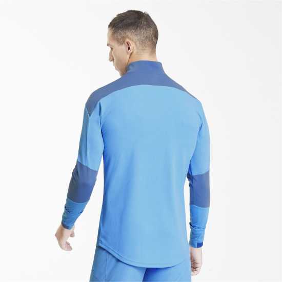 Puma Мъжка Спортна Тениска Quarter Zip Training Top Mens Отбор Синьо Мъжки горнища с цип