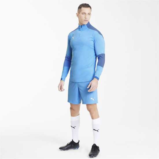 Puma Мъжка Спортна Тениска Quarter Zip Training Top Mens Отбор Синьо Мъжки горнища с цип