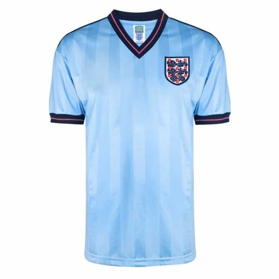 Score Draw Мъжка Риза England 1986 Third Shirt Mens  Футболна разпродажба