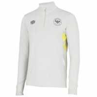 Umbro Brentford Quarter Zip Top 2024 2025 Adults Гъба/Жълто Мъжки горнища с цип