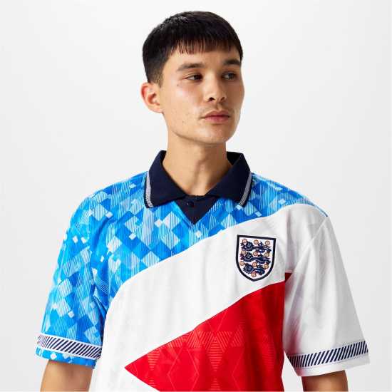 Score Draw England 1990 Mash Up Retro Football Shirt  Футболна разпродажба