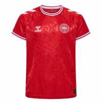 Hummel Домакинска Футболна Фланелка Denmark Home Shirt 2024 Juniors  Hummel Kids