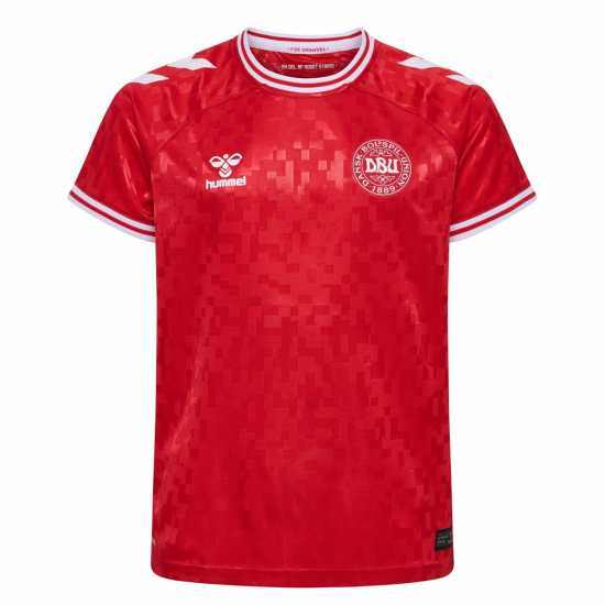 Hummel Домакинска Футболна Фланелка Denmark Home Shirt 2024 Juniors  Hummel Kids