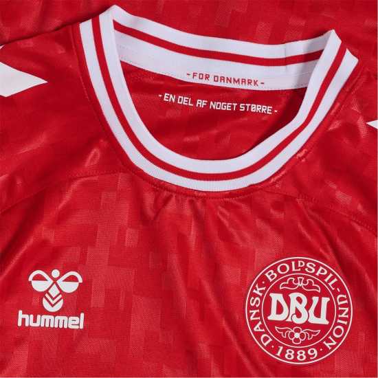 Hummel Домакинска Футболна Фланелка Denmark Home Shirt 2024 Juniors  Hummel Kids