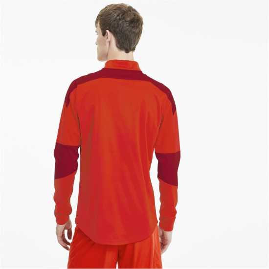 Puma Мъжко Горнище С Цип 21 Rain Zip Top Mens Пума Червено Мъжки горнища с цип