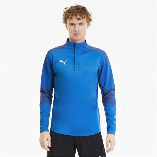 Puma Мъжко Горнище С Цип 21 Rain Zip Top Mens Синьо Мъжки ризи