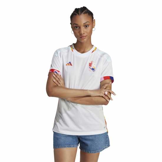 Adidas Belgium Away Shirt 2022 Womens  