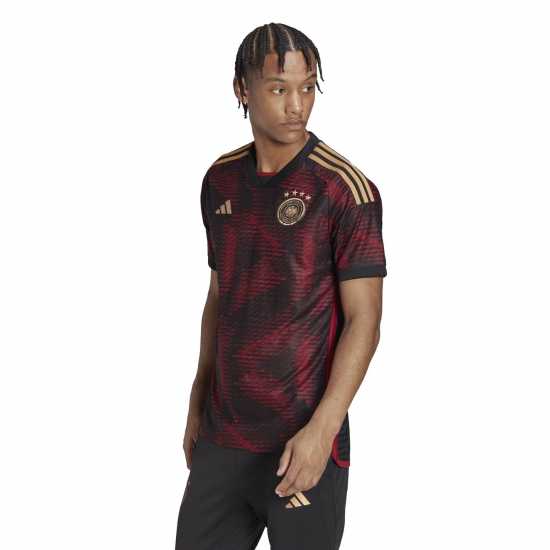 Adidas Germany Away Authentic Shirt 2022 Mens  