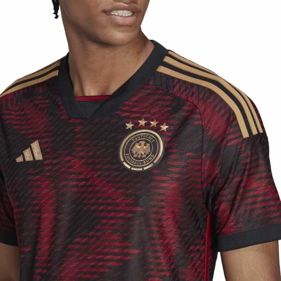 Adidas Germany Away Authentic Shirt 2022 Mens  