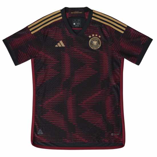 Adidas Germany Away Authentic Shirt 2022 Mens  