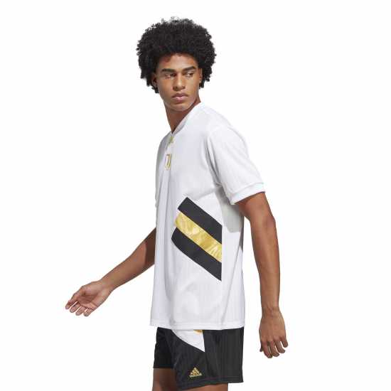 Adidas Мъжка Риза Juventus Icon Retro Shirt Mens  