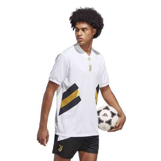 Adidas Мъжка Риза Juventus Icon Retro Shirt Mens  