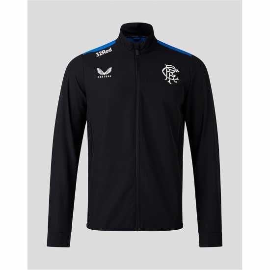 Castore Rangers Anthem Jacket 2023 2024 Adults Черно Мъжки грейки