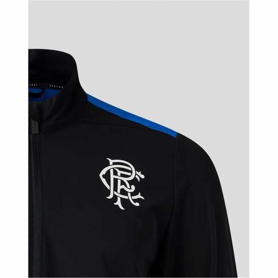 Castore Rangers Anthem Jacket 2023 2024 Adults Черно Мъжки грейки