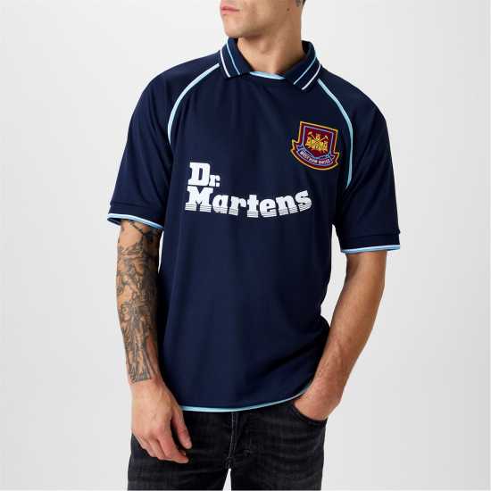 Score Draw West Ham United Retro Away Shirt 00 Adults  Футболни тренировъчни горнища