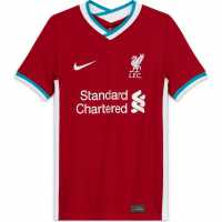 Nike Домакинска Футболна Фланелка Liverpool Home Shirt  2021 2022 Junior Boys  