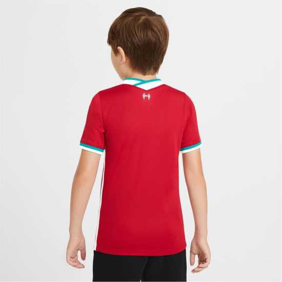 Nike Домакинска Футболна Фланелка Liverpool Home Shirt  2021 2022 Junior Boys  