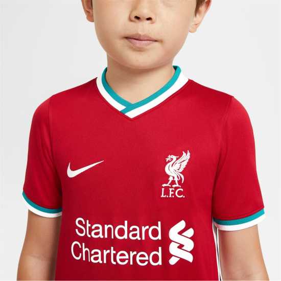 Nike Домакинска Футболна Фланелка Liverpool Home Shirt  2021 2022 Junior Boys  