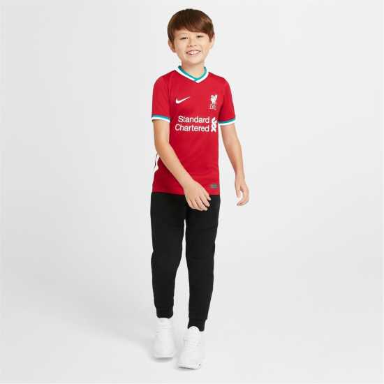 Nike Домакинска Футболна Фланелка Liverpool Home Shirt  2021 2022 Junior Boys  