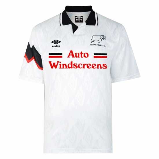 Score Draw Derby County '92 Home Shirt Adults  Футболни тренировъчни горнища