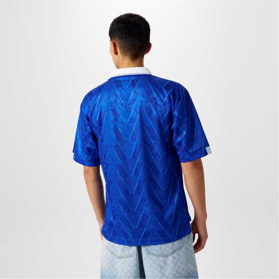 Score Draw Мъжка Фланелка Домакин Everton Fc Home Jersey Mens  Футболни тренировъчни горнища