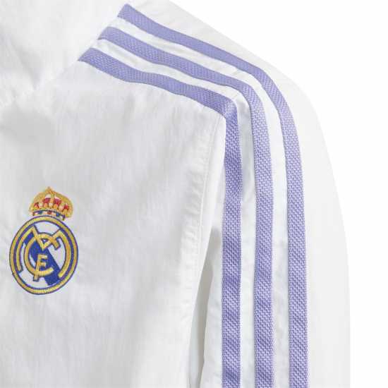 Adidas Спортни Горнище Момчета Real Madrid Anthem Jacket Kids Tracksuit Top Boys  Футболни тренировъчни якета