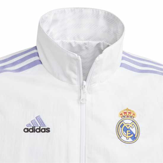 Adidas Спортни Горнище Момчета Real Madrid Anthem Jacket Kids Tracksuit Top Boys  Футболни тренировъчни якета