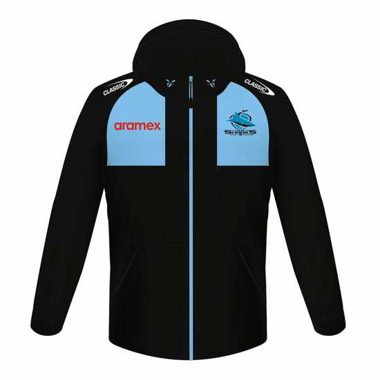 Classic Sportswear Cronulla Sharks 2024 Fz Hoodie Mens  Мъжки суитчъри и блузи с качулки