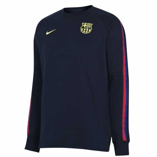 Nike Мъжка Блуза Полар Fc Barcelona Fleece Sweatshirt Mens  