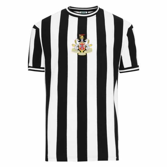 Домакинска Футболна Фланелка Score Draw Newcastle United Fc Retro Home Shirt 1974 Adults  Футболни тренировъчни горнища