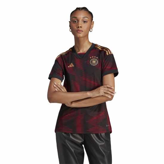 Adidas Germany 22 Away Jersey Womens Football Shirt  Дамско облекло плюс размер