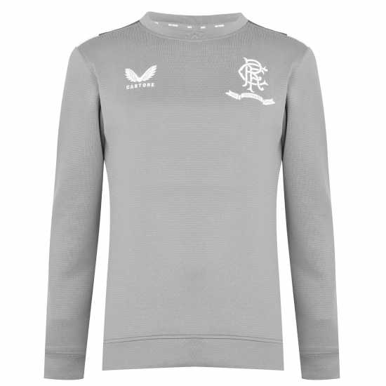 Мъжка Риза Castore Rangers Fc Training Sweatshirt Mens Сиво Мъжко облекло за едри хора