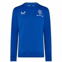 Мъжка Риза Castore Rangers Fc Training Sweatshirt Mens Синьо Мъжко облекло за едри хора