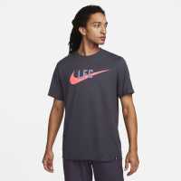 Nike Liverpool Swoosh T-Shirt Adults Gridiron Мъжко облекло за едри хора