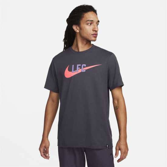 Nike Liverpool Swoosh T-Shirt Adults Gridiron Мъжко облекло за едри хора