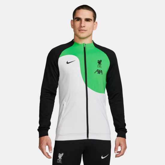 Nike Liverpool Anthem Away Jacket 2023 2024 Adults Бяло/Зелено Футболни тренировъчни якета