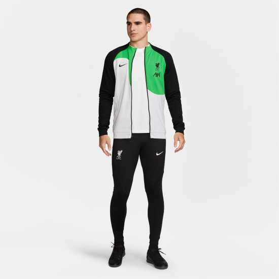 Nike Liverpool Anthem Away Jacket 2023 2024 Adults Бяло/Зелено Футболни тренировъчни якета