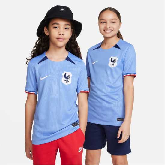 Nike Домакинска Футболна Фланелка France Home Shirt 2023 Juniors  Футболна разпродажба