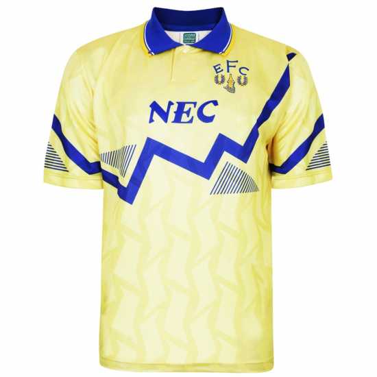 Score Draw Everton Retro Away Shirt 90 Adults  Футболни тренировъчни горнища