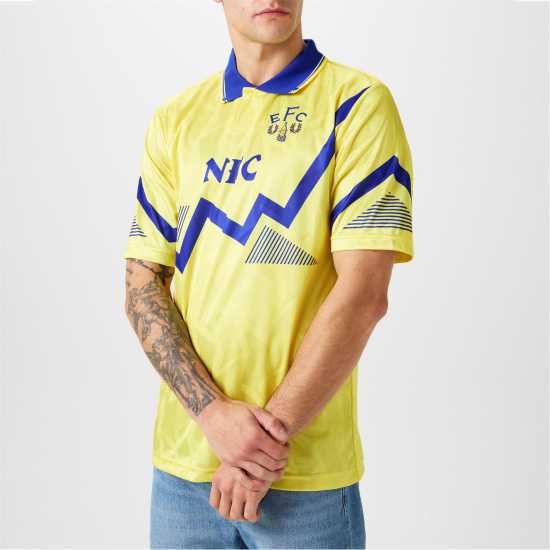 Score Draw Everton Retro Away Shirt 90 Adults  Футболни тренировъчни горнища