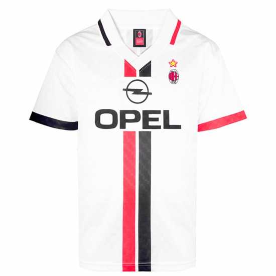 Score Draw Ac Milan Retro Away Shirt 96 Adults  Футболни тренировъчни горнища