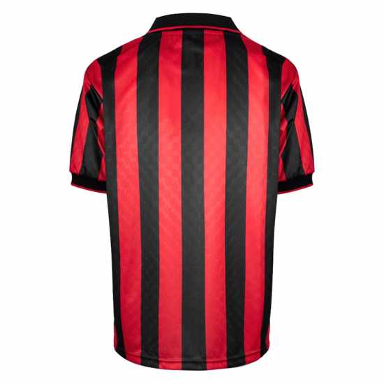 Score Draw Ac Milan 1996 Retro Home Football Shirt Adults  Футболни тренировъчни горнища