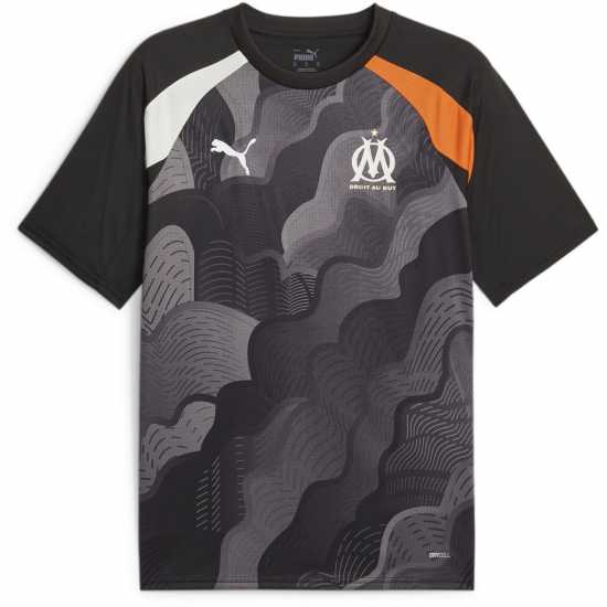 Puma Olympique De Marseille Pre Match Shirt 2023 2024 Adults Grey Мъжки ризи