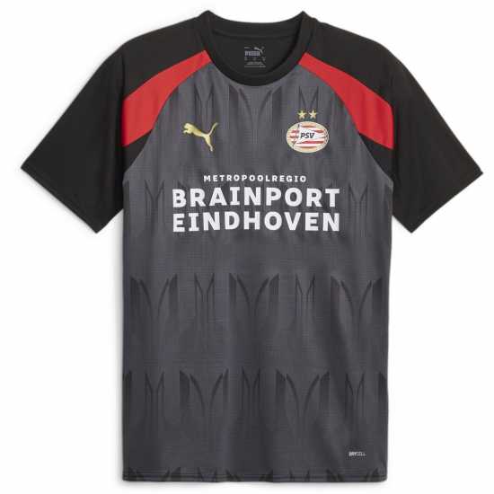 Puma Psv Eindhoven Pre Match Shirt 2023 2024 Adults Red/Black Мъжки ризи