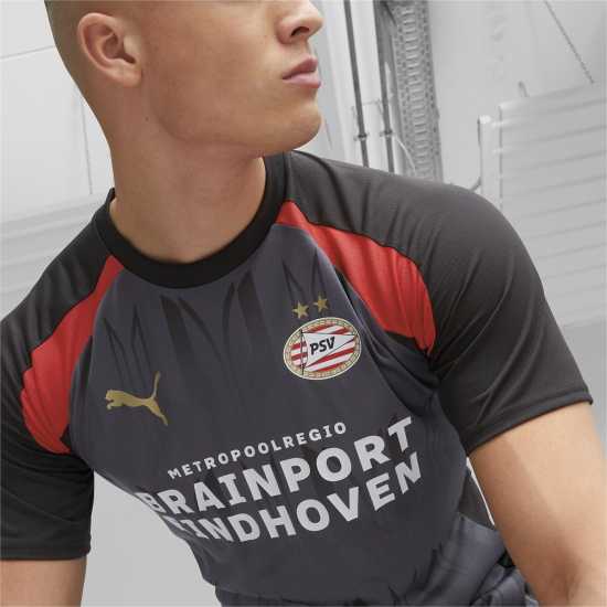 Puma Psv Eindhoven Pre Match Shirt 2023 2024 Adults Red/Black Мъжки ризи