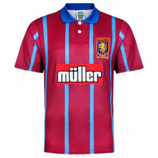 Score Draw Aston Villa Retro Home Shirt '94 Adults  Футболни тренировъчни горнища