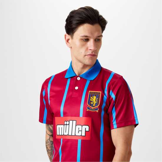 Score Draw Aston Villa Retro Home Shirt '94 Adults  Футболни тренировъчни горнища