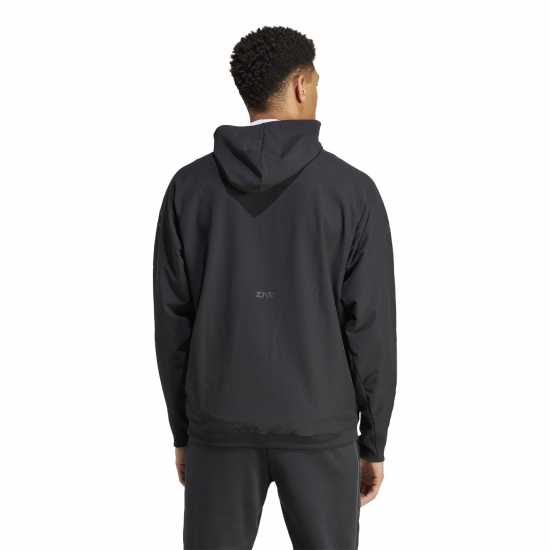 Adidas All Blacks Woven Full-Zip Hoodie 2024 Adults  Мъжки суитчъри и блузи с качулки