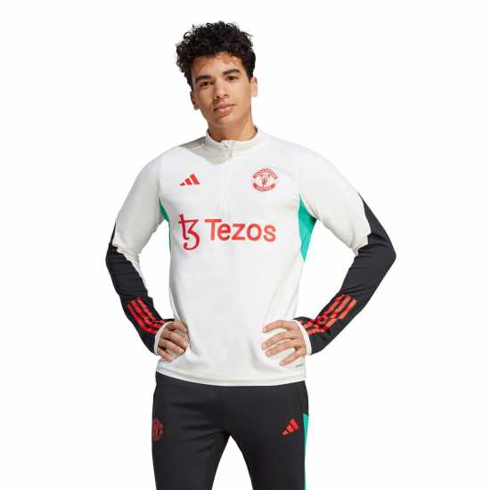 Adidas Manchester United 2023 2024 Training Drill Top Mens  